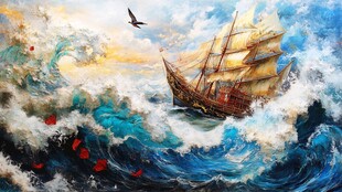 扬帆启航高清画