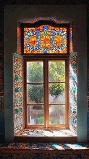 多彩满洲窗