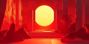 魅力红场景点背景