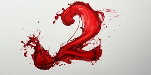 红色液体创意壁纸