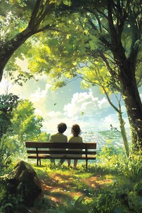 新海诚动漫风装饰画