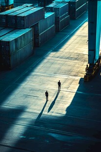 集装箱码头工人