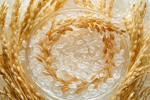 谷物食材背景图