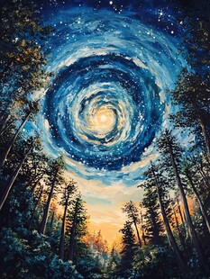 银河立体画