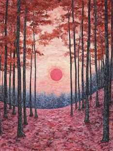 插画红日