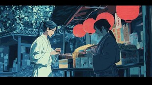 不知火包装插画