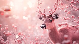 唯美梅花鹿
