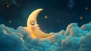 梦幻夜晚立体画