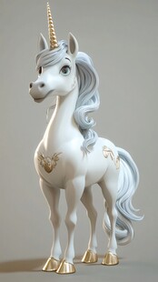 独角兽摆件