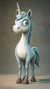 原创独角兽形象