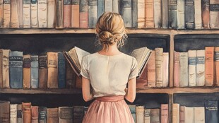 世界读书日图书馆图片