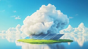 3d云海悬浮小岛