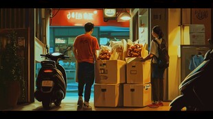 外卖店场景