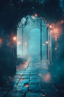 蓝色调意境梦境梦幻