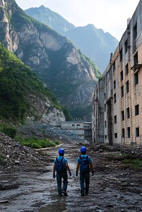 白鹤滩电站库区