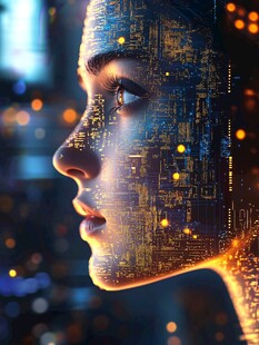 人工智能vr海报背景