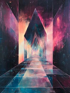 神秘色彩走廊