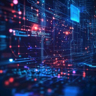 科技数码数字底图