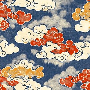 宋代云图高端云纹装饰