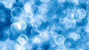 蓝色壁纸光圈光晕