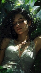 浪漫森系小美女