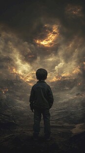 星辰大海男孩背影