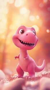 呆萌小恐龙形象