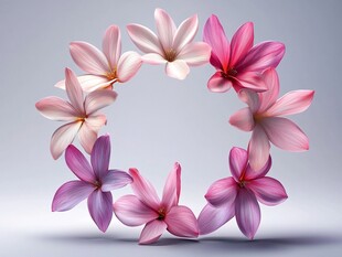 3d立体简约花