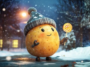 开心地瓜先生形象