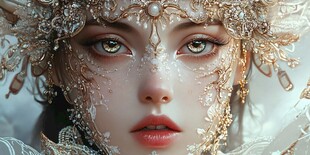 彩妆人物欣赏