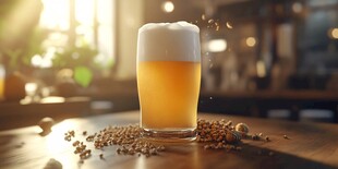 啤酒水花质感特效