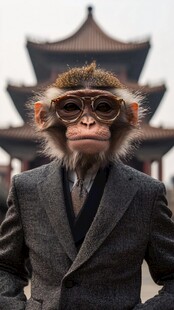 帅气猴先生形象