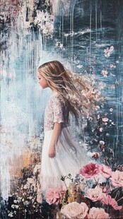 唯美女孩装饰画