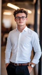 衣冠楚楚的员工