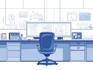 科学研究室素材