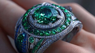 金环镶嵌绿松石