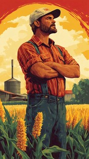 农人插画