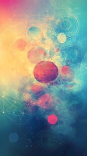 科技星球圆球光线