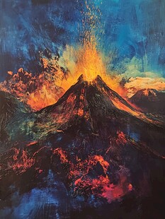 地质运动火山喷发