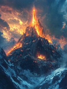 火焰与冰川的交汇