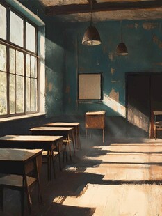 怀旧小学教室