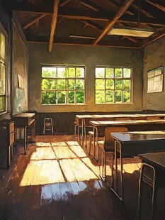 怀旧小学教室