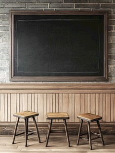 教室黑板前后墙