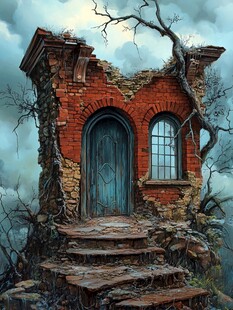 鬼屋装饰画