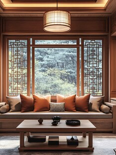 窗户中式背景墙