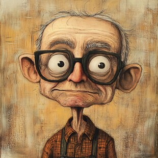 卡通写实漫画人物