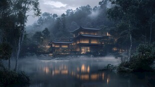 楼西双版纳悬浮岛设计