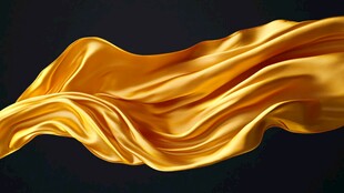 金色绸布金色地产