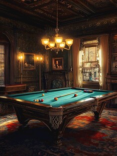 伪满皇宫台球间