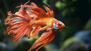 飘逸的金鱼